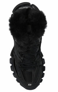 Balenciaga - Unisex - Track Hike Faux Fur-lined Sneakers