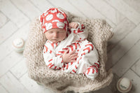 Adorable Sweetness - Baseball Baby Gown and Hat