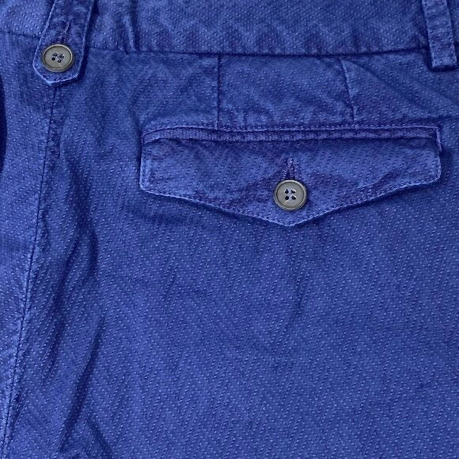 Missoni Men’s Textured Zig Zag Trousers in blue - men's pants - alternate view
