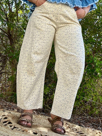 Stitch & Co. - Floral Gypsy Fit Button Fly Pant