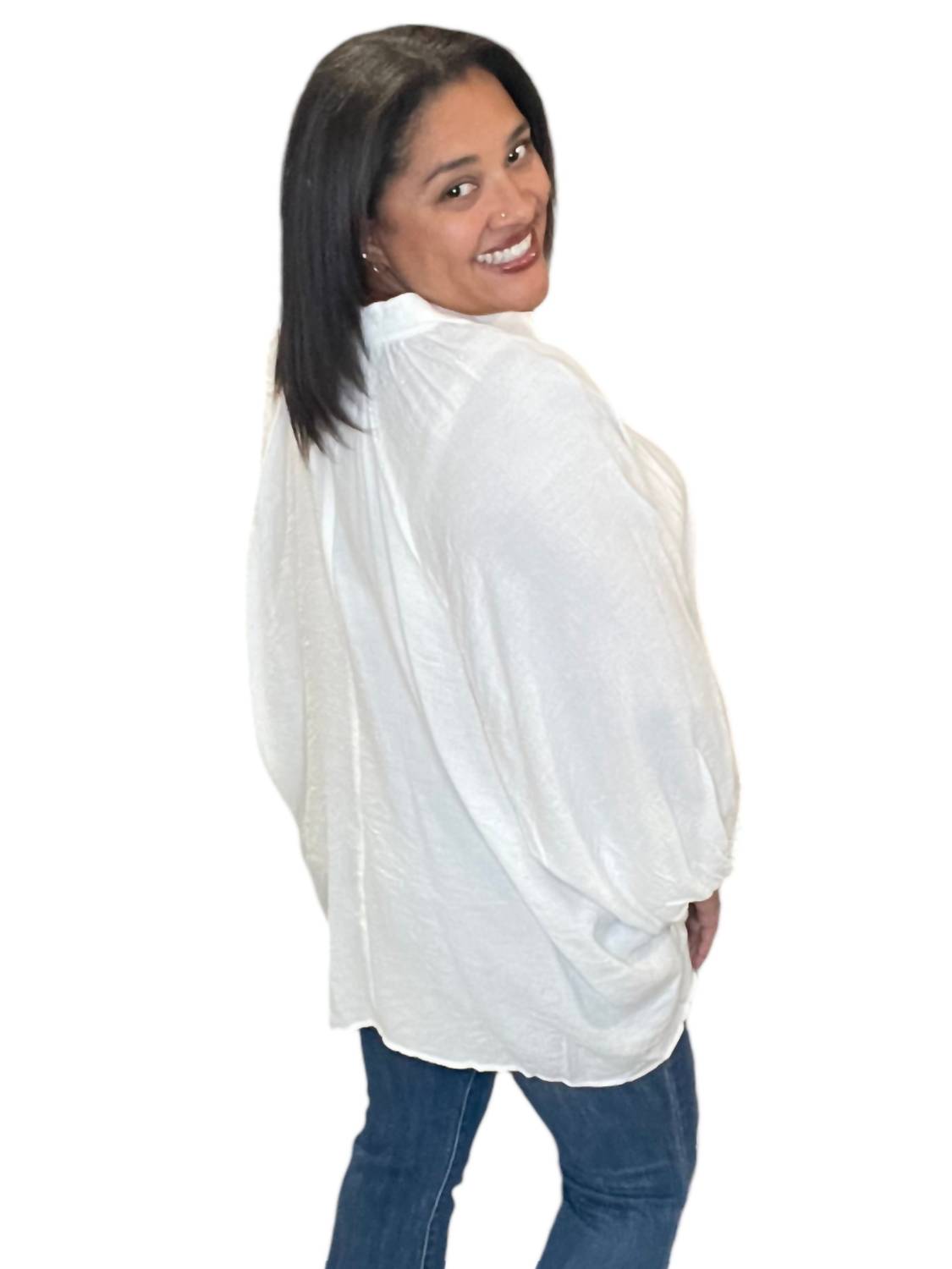 Wishlist - Oversized Dolman Sleeve Blouse