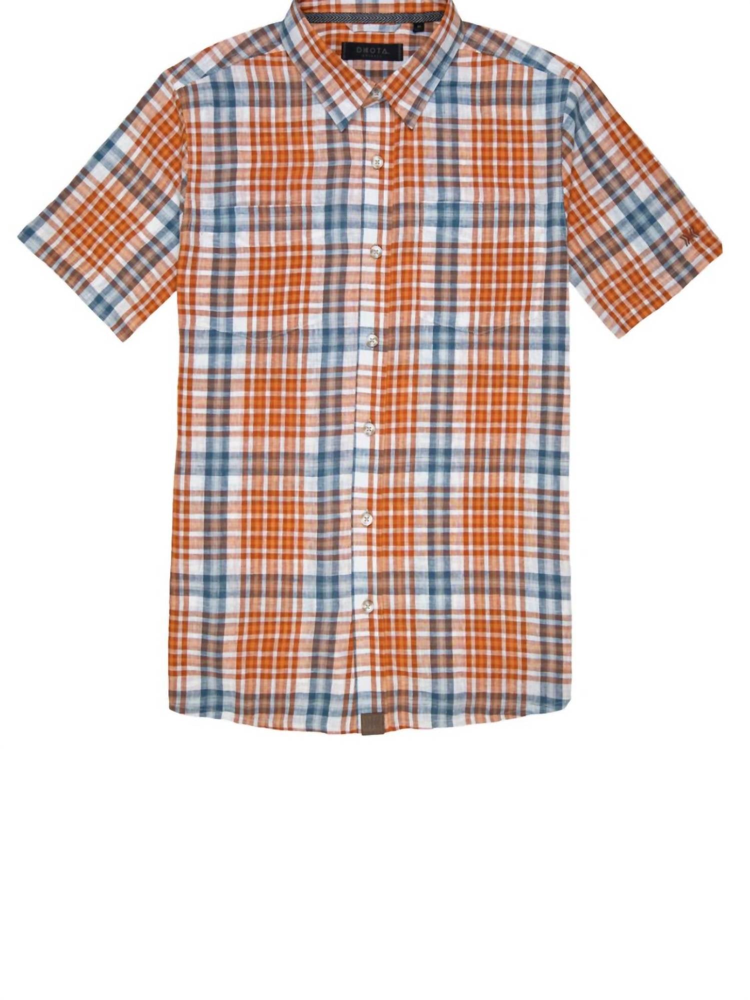 Dakota Grizzly Men's Van Shirt in sunshine - men's shirt