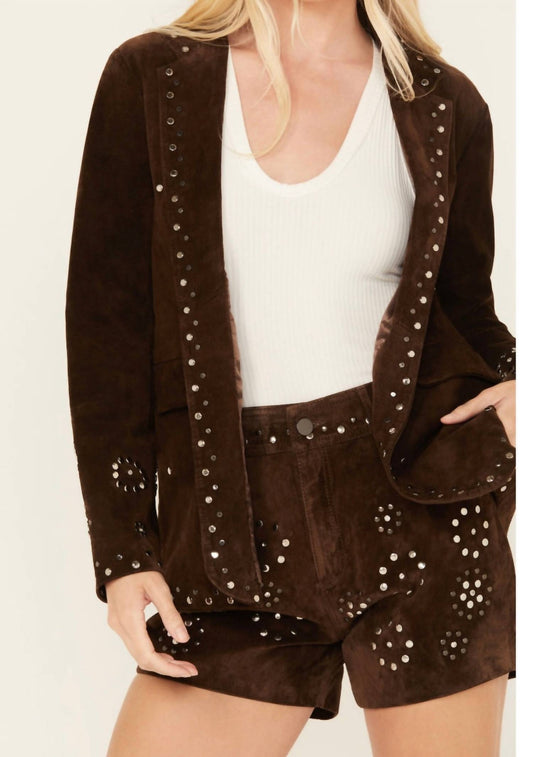 Driftwood - Suede Studded Jacket