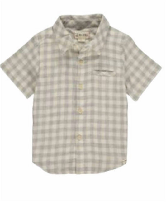 Me & Henry - Boy's Newport Short Sleeve Shirt