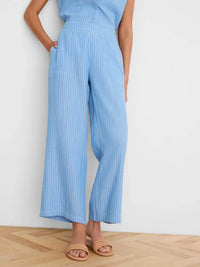 Nzt By Nic+Zoe - FAIRFIELD WIDE LEG GAUZE ANKLE PANT