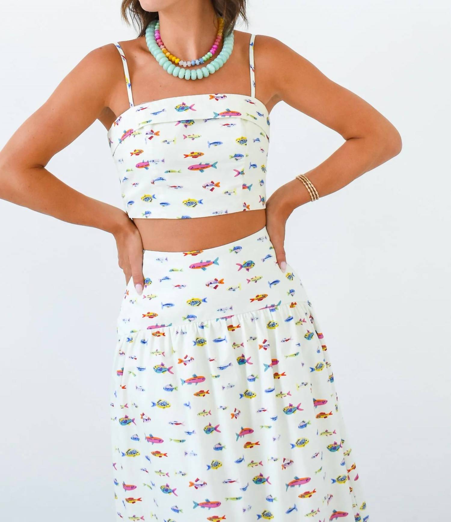 Tcec - Reel Cute Fish Print Set