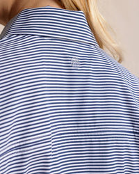 Southern Tide - Kira Half Zip Stripe Pullover Sweatshirt