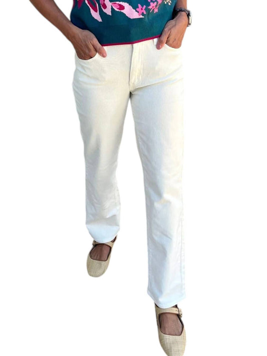 Just Black Denim - Landry Corduroy Straight Leg Pants