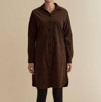 Cut Loose - Mini Cord Shirt Dress