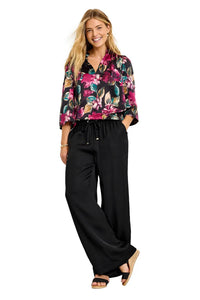 Tommy Bahama - Satin High Rise Wide-leg Pants