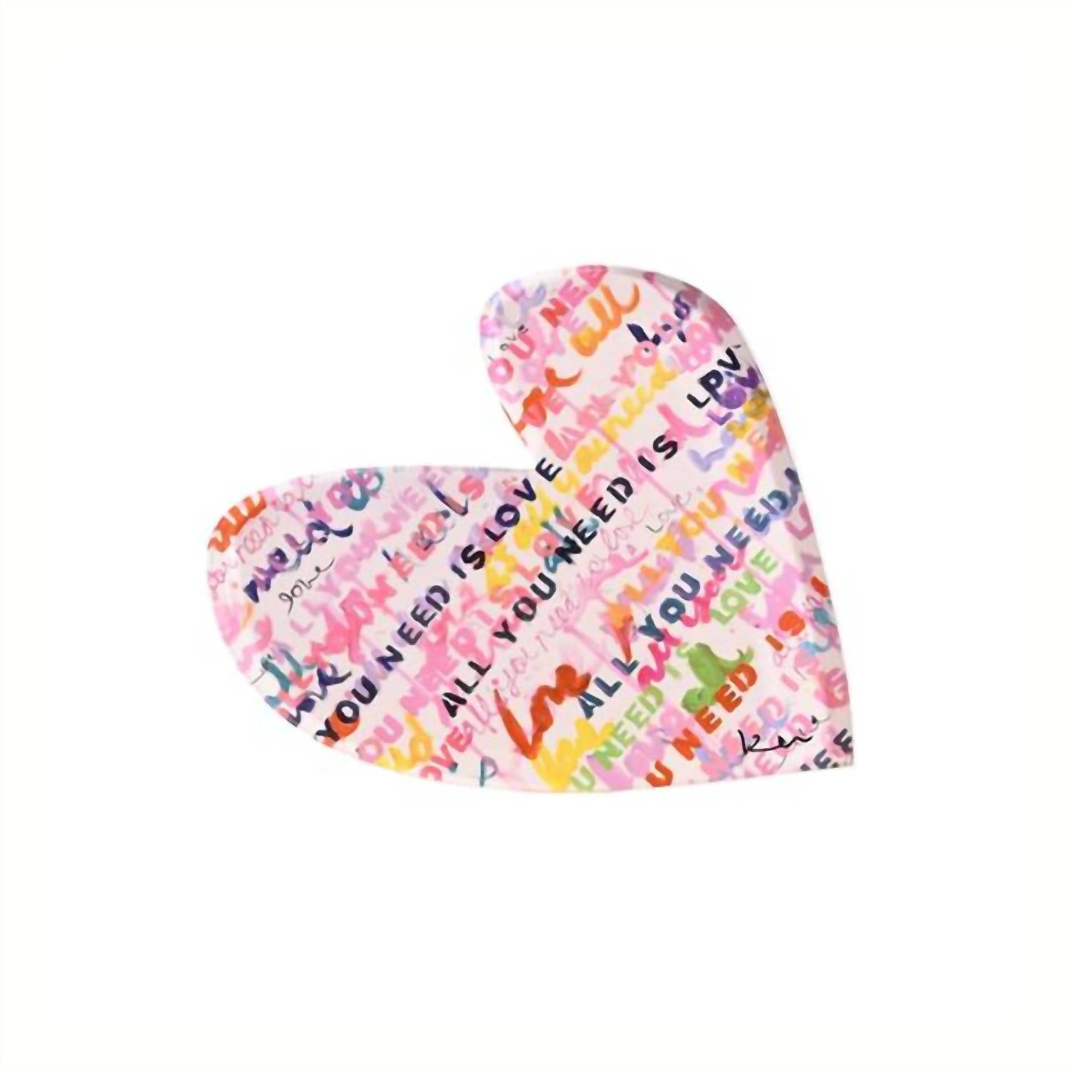 KERRI ROSENTHAL Women's Love Is All You Need Rock Of Love - Small in pink - item