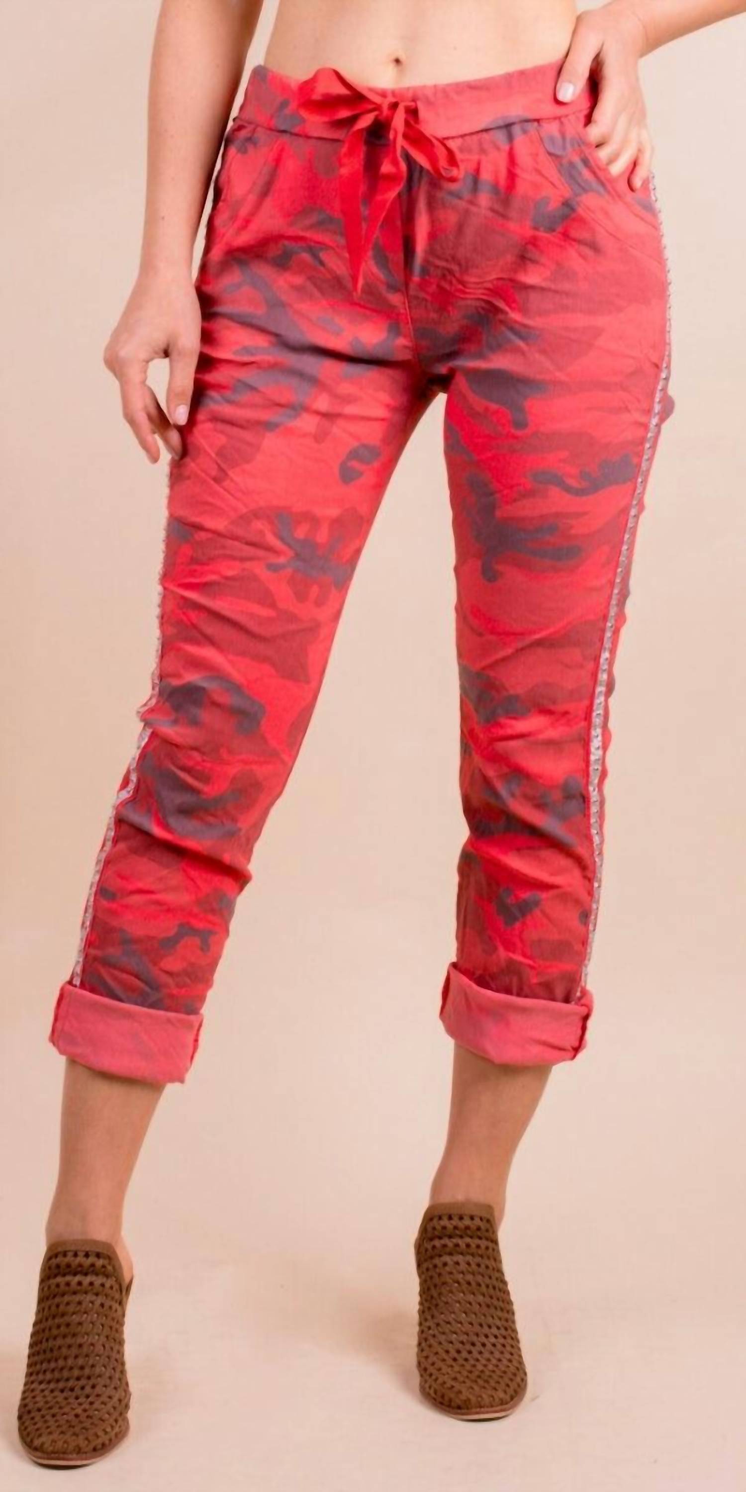 Gigi Moda - Caterina Camo Slim Pants
