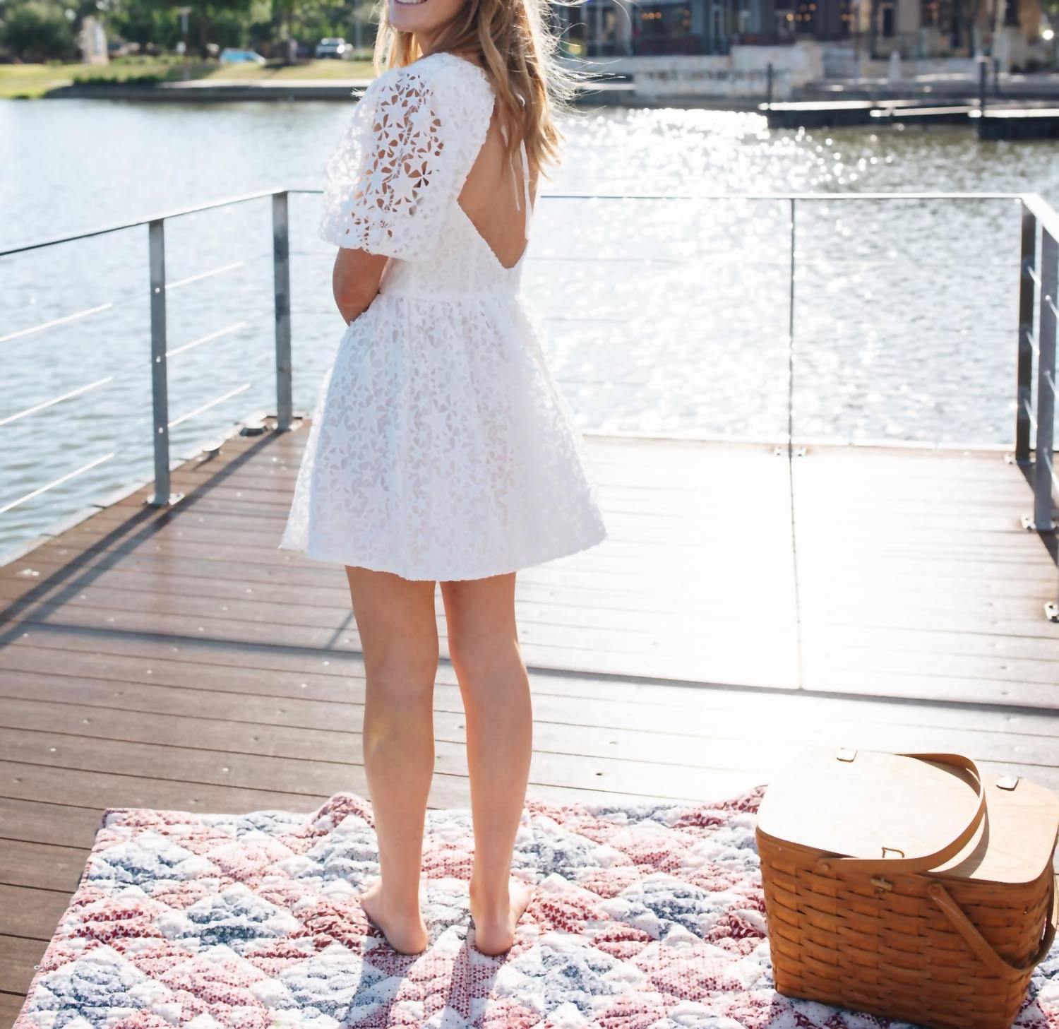 Buddylove - Bonnie Puff Sleeve Mini Dress