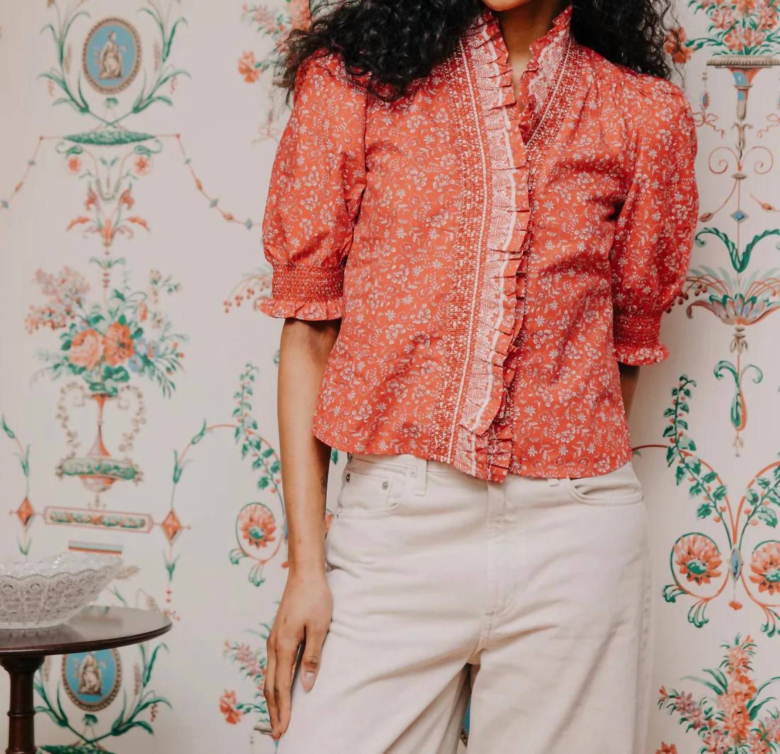 Love The Label - Zuri Short Puff Sleeve Tops