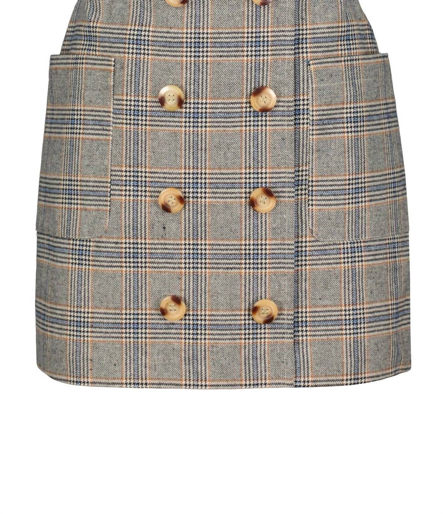 bishop + young Sloane Skirt in chelsea plaid - women's skirt - view 4