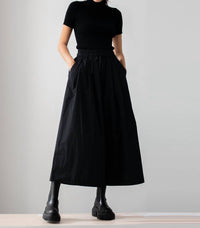 Psophia - Taffeta Palazzo Pants