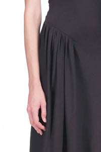 Marina Moscone - Short-sleeved Sarong Dress