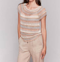 Charlie B - Crochet Cap Sleeve Top
