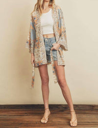 Dress Forum - Farrah Western Floral Kimono