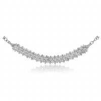 Diana M Jewels - 3.00 Cts Diamond Cluster Bar Link Bracelet