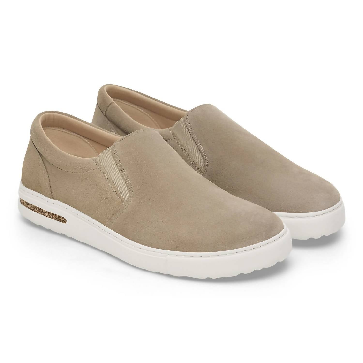 BIRKENSTOCK Women's Oswego Loafer - Narrow in beige taupe - women's flats - detail view