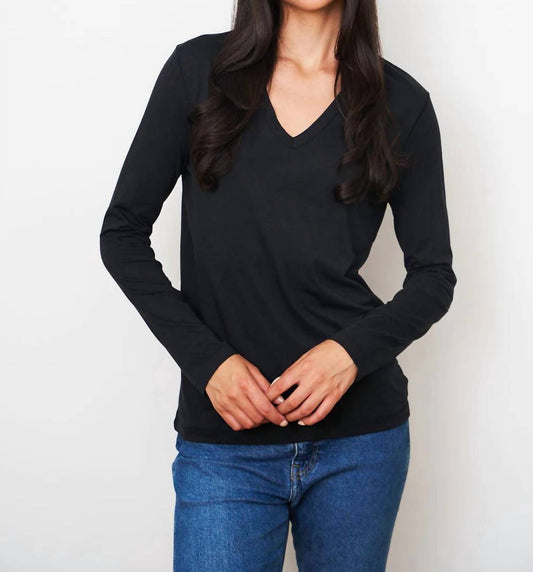 Soft Touch L/S Semi Relaxed VNeck Tee