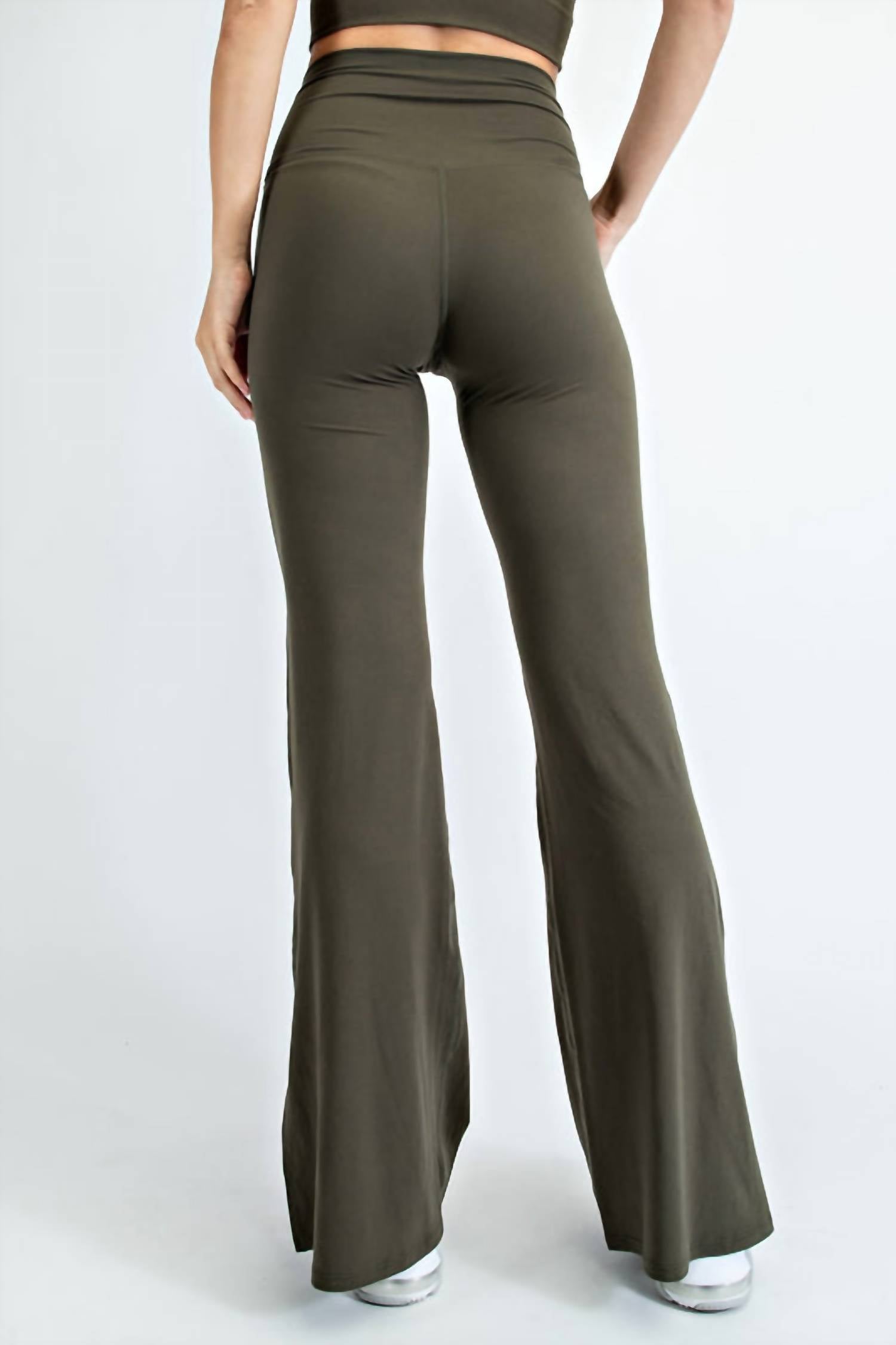 Rae Mode - Crossover Waist Flared Leggings