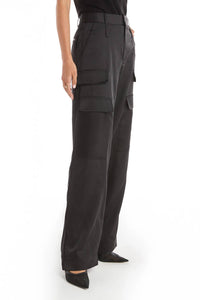 The Noli Shop - Milan Satin Cargo Pants