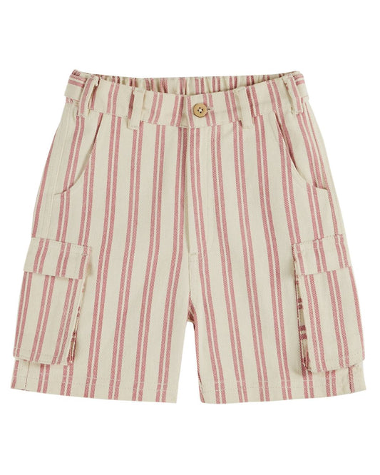 Emile & Ida - Boy's Stripe Cargo Shorts