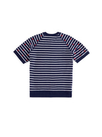 Shiraleah - Stripes Lightweight Short Sleeve Sweatshirt