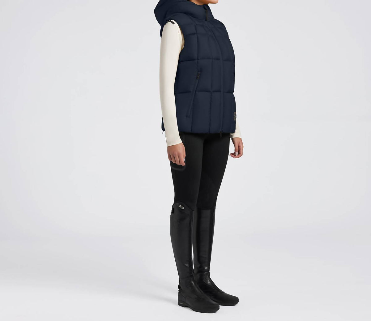 Cavalleria Toscana - Hooded Down Padded Nylon Vest
