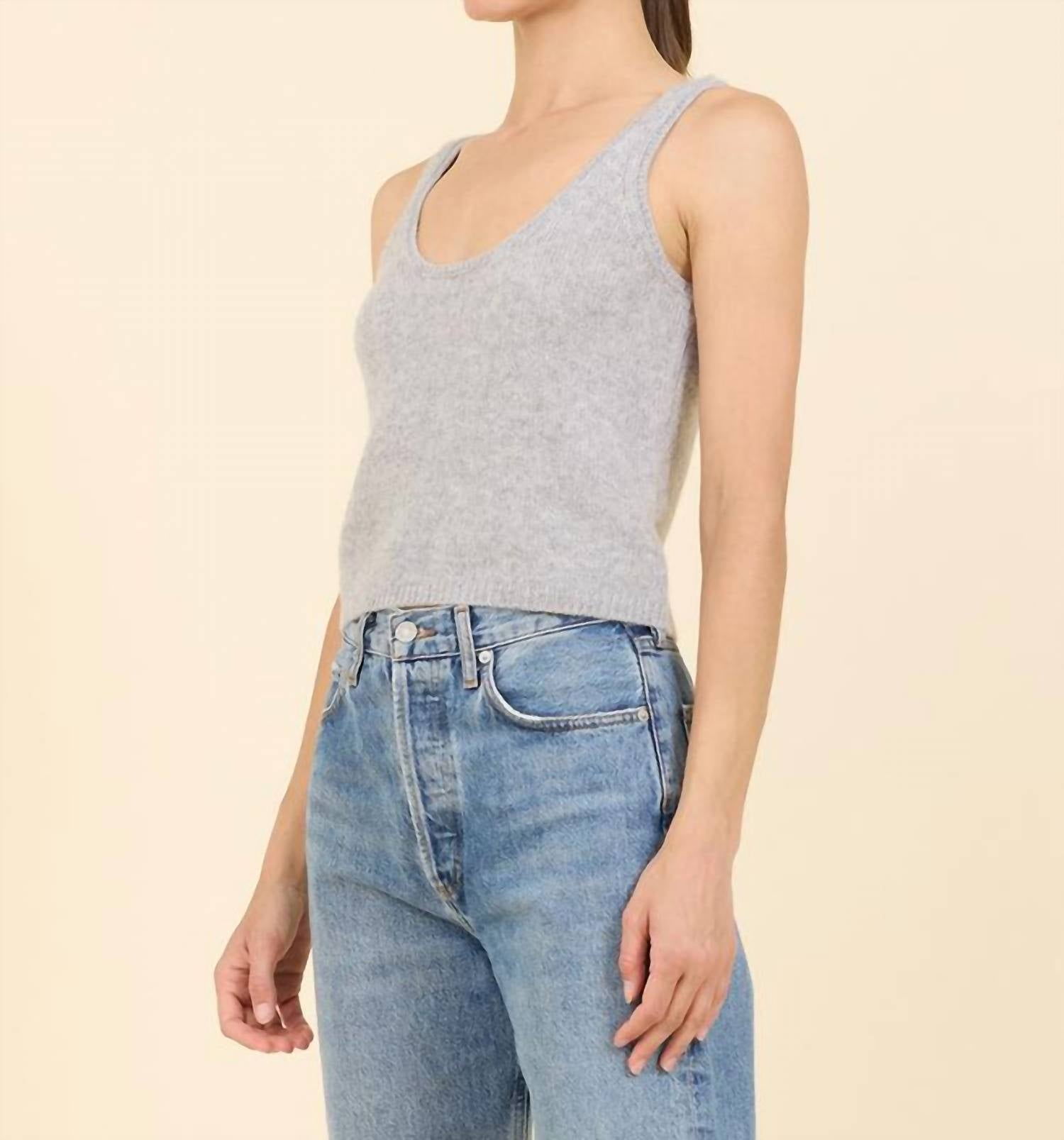 One Grey Day - Talia Cashmere Tank