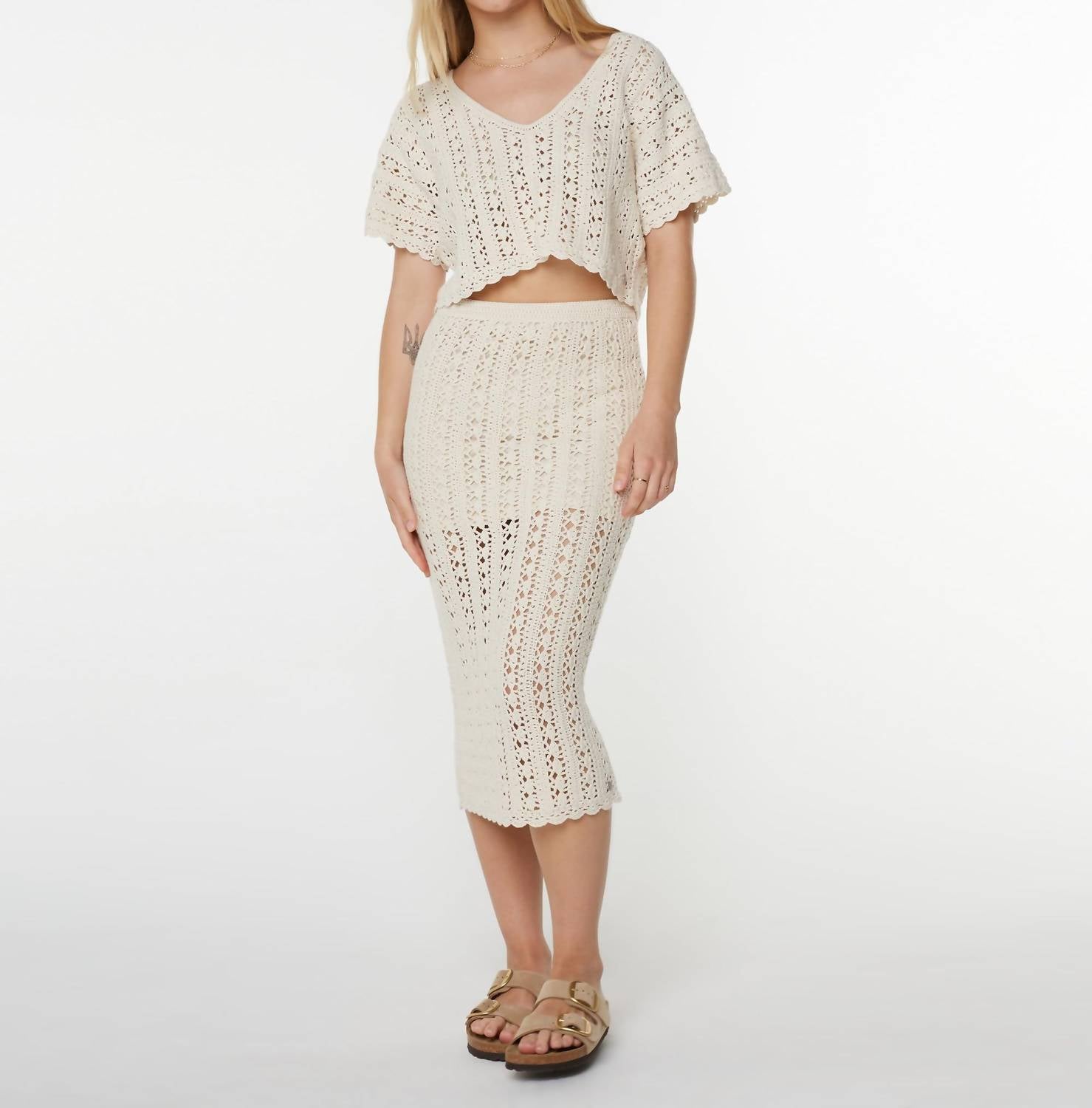 Roxy - Sea Swirl Crechet Skirt