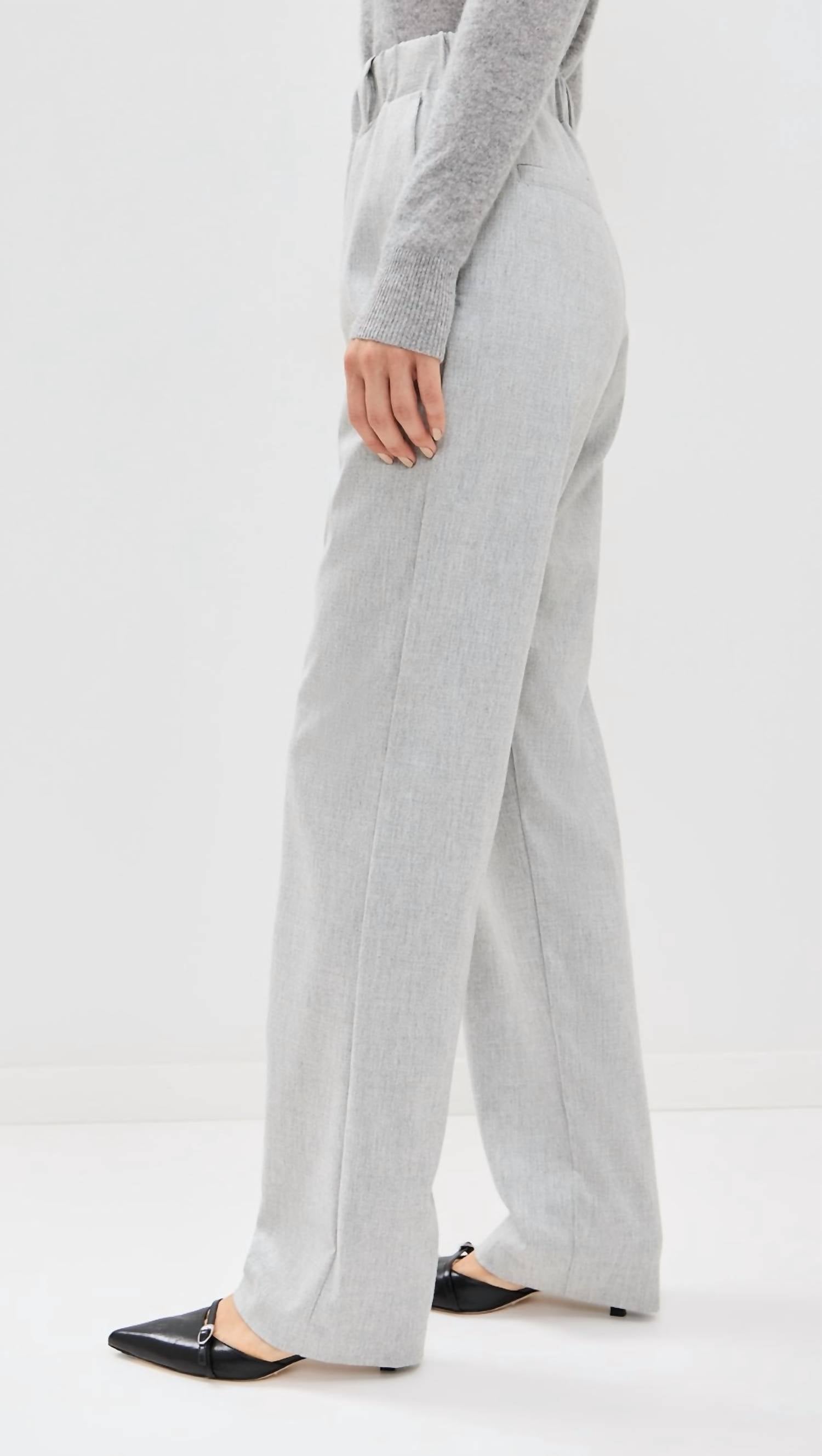 Enza Costa - Wool Suiting Pull On Trouser