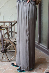 Satin Wide Leg Pants