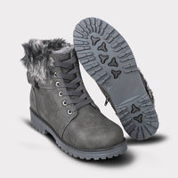 Lamo Women's Lace-up Boot in charcoal - women's shoe - view 7