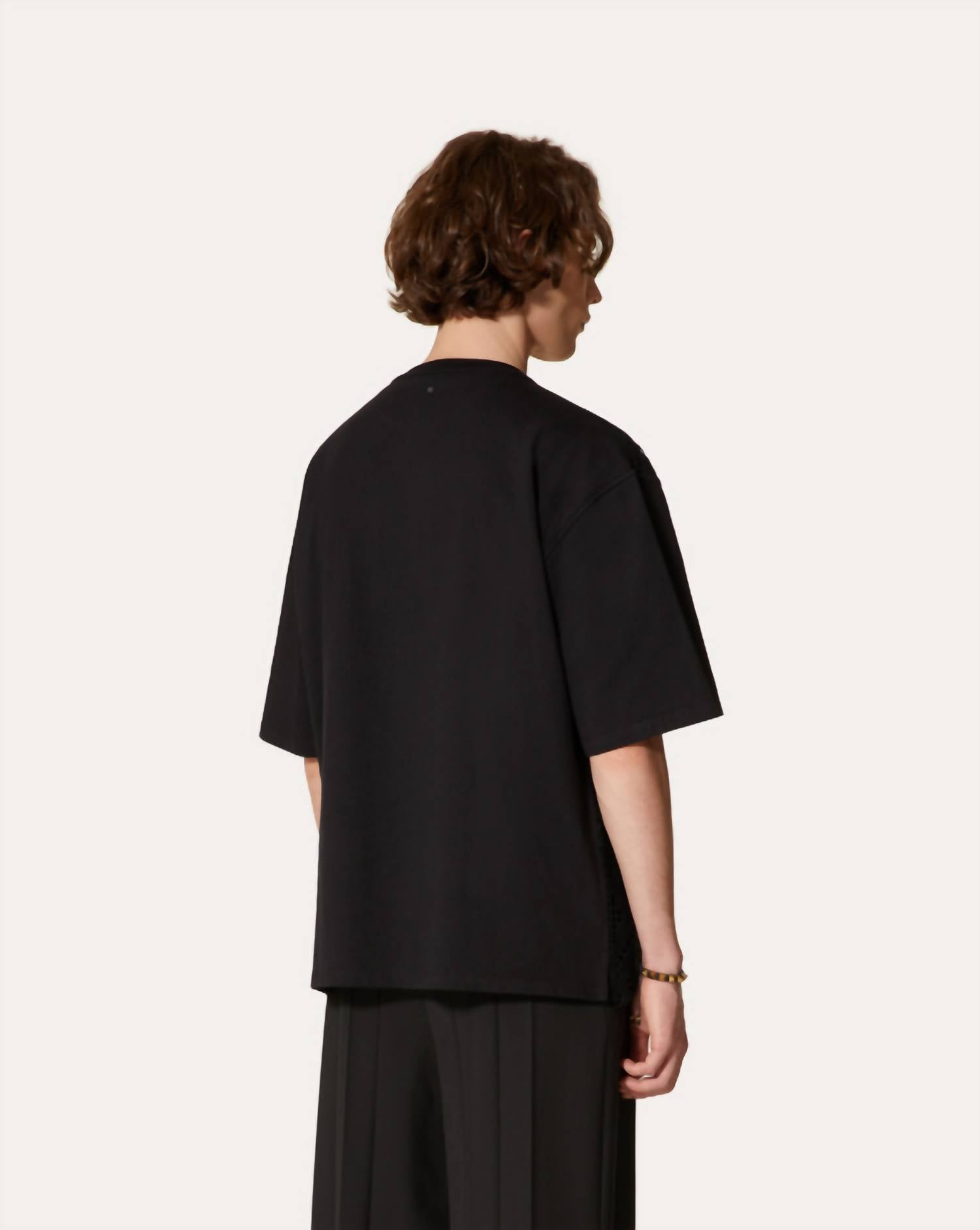 Valentino - Short Sleeve Crochet T-shirt