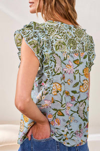 Tribal - Mixed Print Blouse