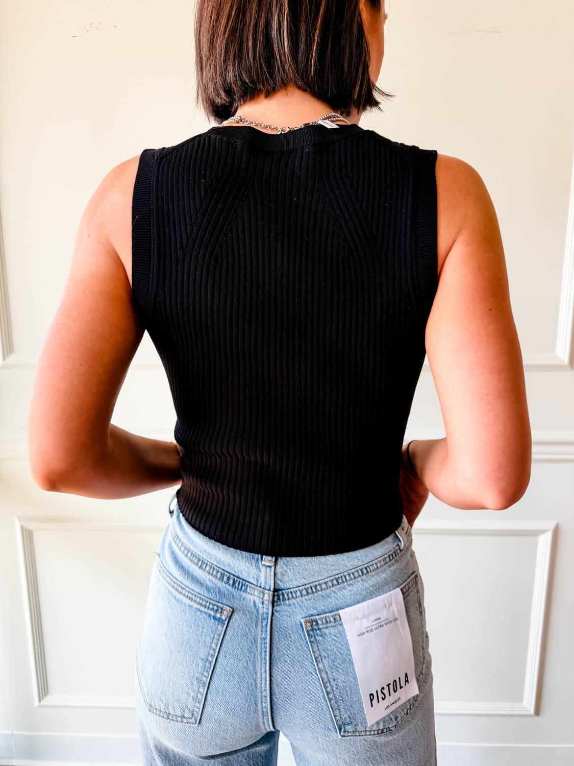 Current Air - Downtown Button Tank Top
