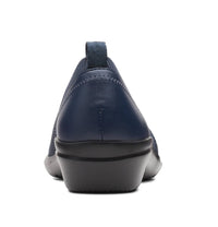 Clarks Women's Sashlyn Style Loafer in navy combi - women's flats - view 5