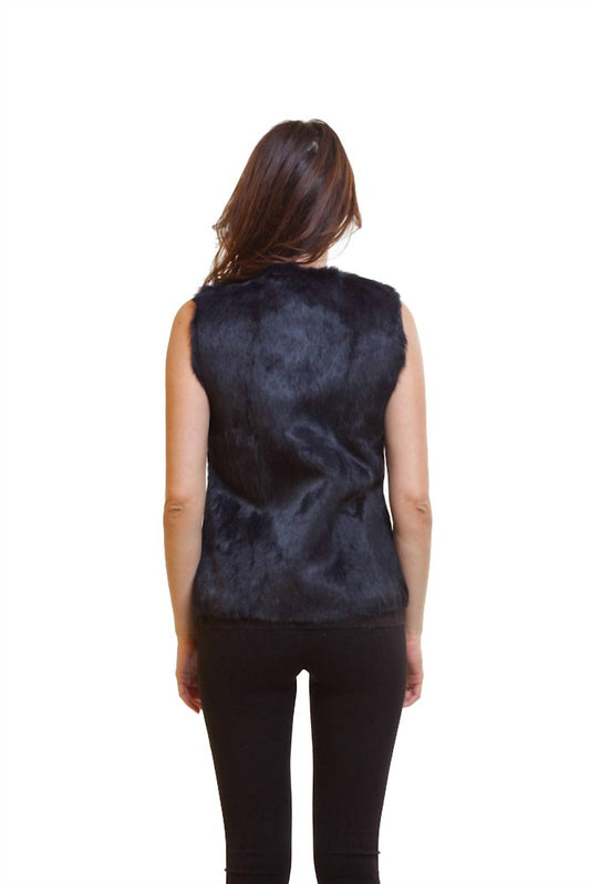 Love Token - Fur Zip Up Vest