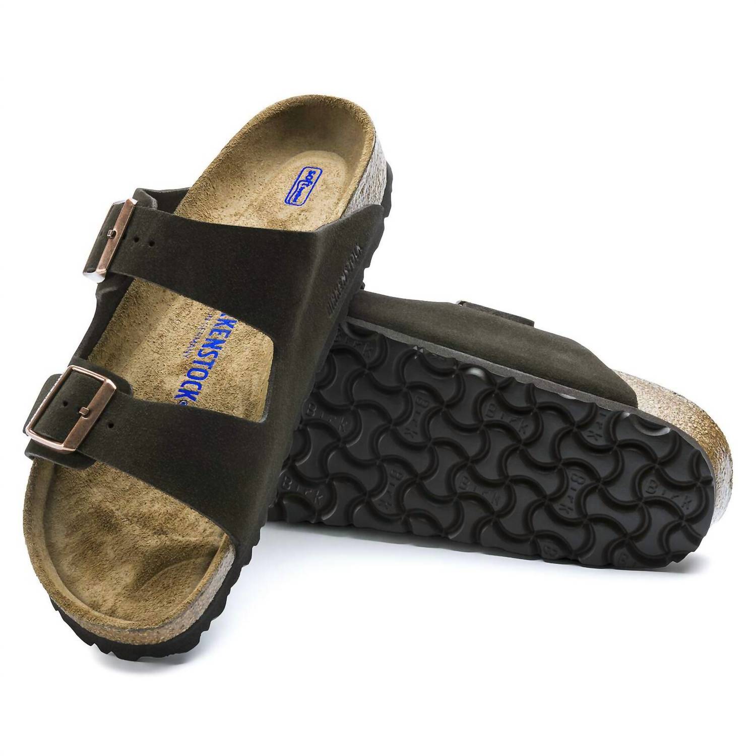 Birkenstock - Unisex Arizona Soft Footbed Suede Sandals