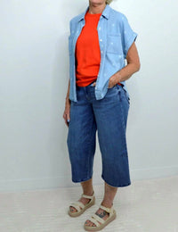 Democracy - Hook & Bar Relaxed Capri Jeans