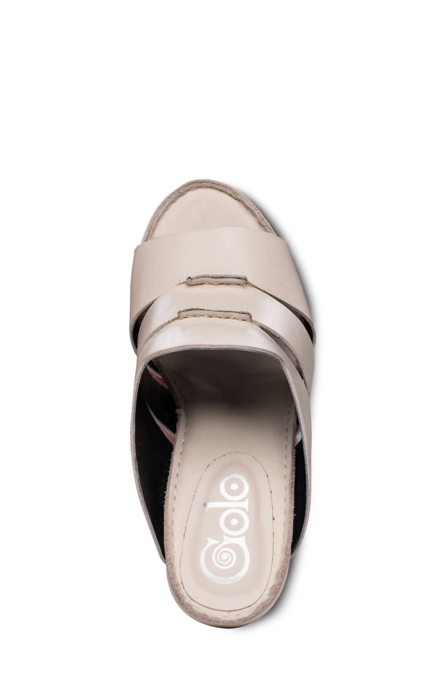 Seamingly Soy Leather Strapped Heel Sandals