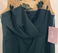 Js Collections - Adelaide Illusion-yoke Sheath Dress