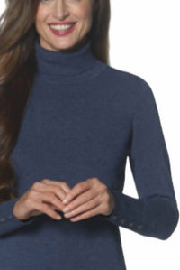 J'Envie/Eli - Cute As A Button Turtleneck Top