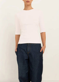 Paper Label - Akari Ribbed Short Sleeve Tee