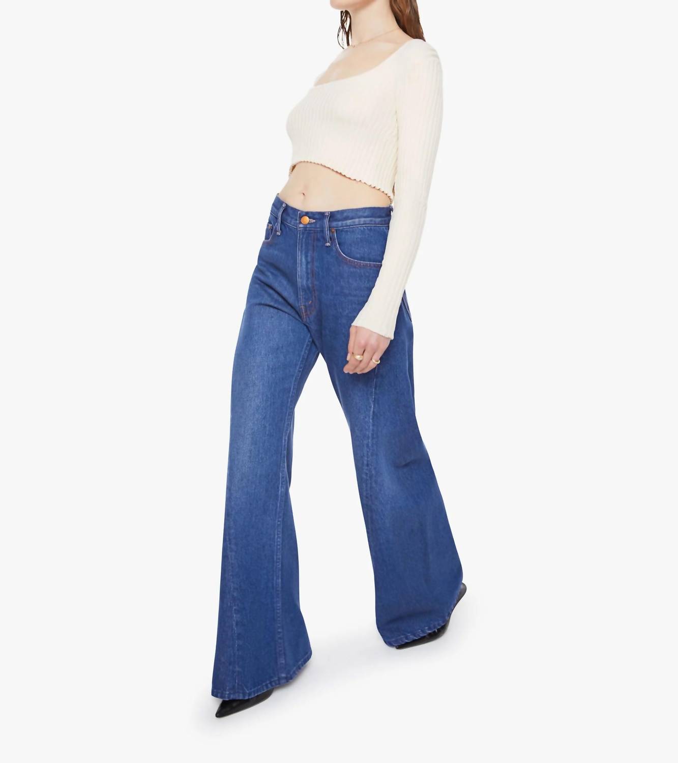 Mother - Lemon Twist Sneak Jean