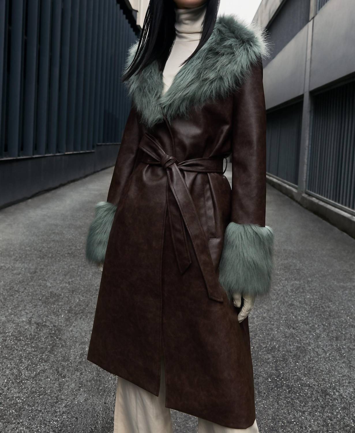 Unreal Fur - Empathy Faux-fur-trim Coat