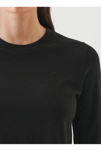 Patrick Assaraf - Long Sleeve Iconic Pima Stretch Baby Tee